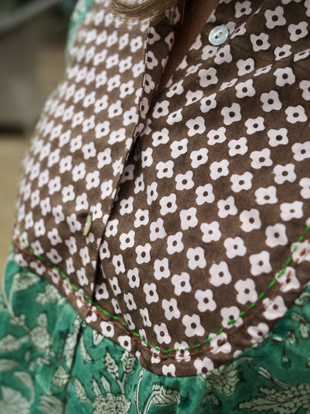 Bella Floral Shirtdress Maxi - SAMPLE SALE