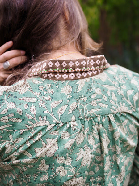 Bella Floral Shirtdress Maxi - SAMPLE SALE