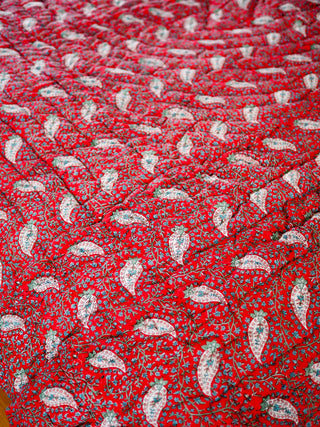 Flower Paisley Quilt - QUILT SALE