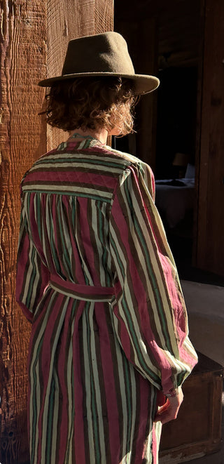 Fall Virginia Stripe Shirtdress - SAMPLE SALE