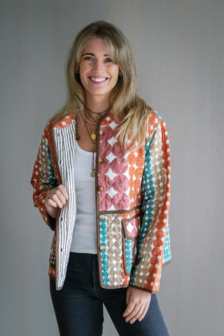 Multi Spot Quilt Jacket