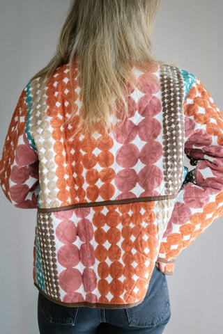 Multi Spot Quilt Jacket - SAMPLE SALE