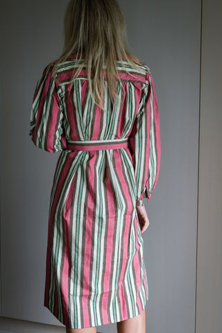 Fall Virginia Stripe Shirtdress - SAMPLE SALE