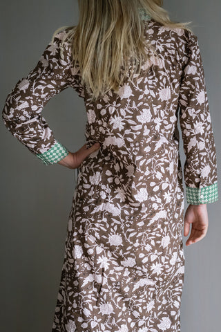 Bella Floral Shirtdress Maxi
