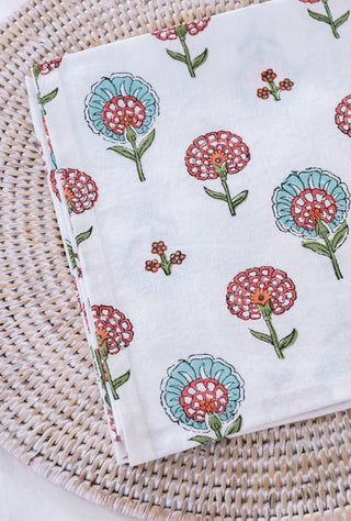 Small Happy Poppy Napkin Set