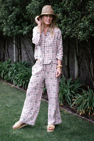 Keaton Gingham Pant