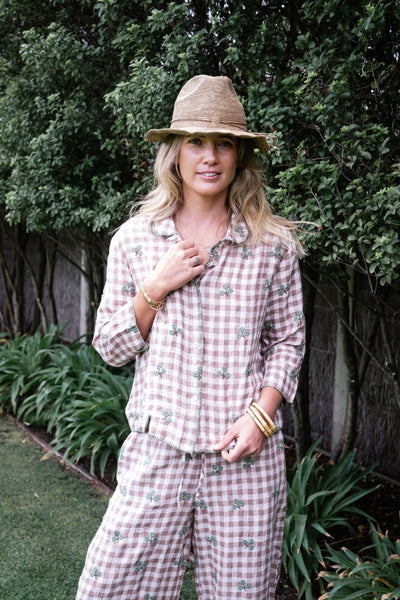 Keaton Gingham Top