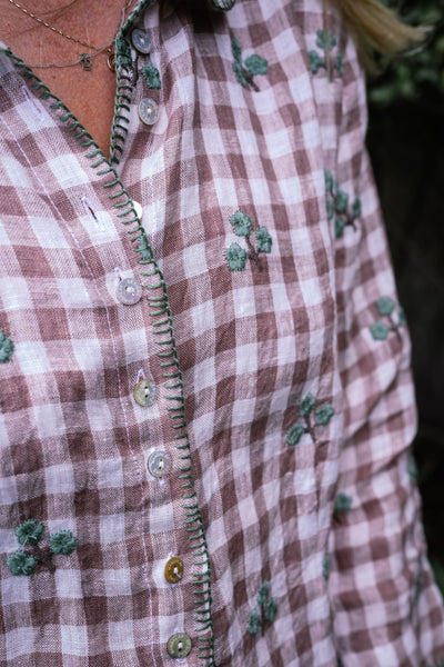 Keaton Gingham Top