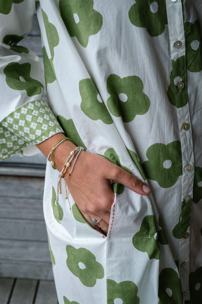 Poppy Flower Shirtdress