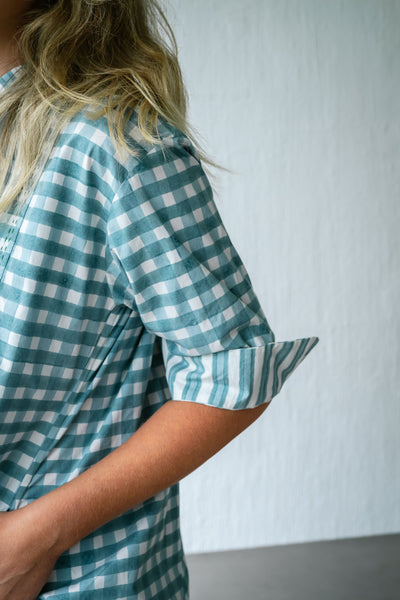 Harry Gingham Shirtdress - Midi