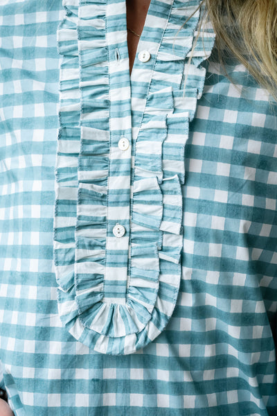 Harry Gingham Ruffle Dress