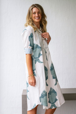 Big Fishy Shirtdress