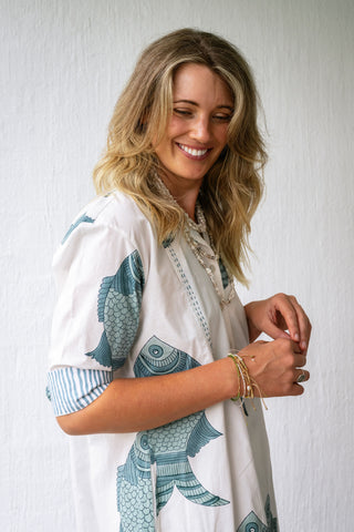 Big Fishy Shirtdress