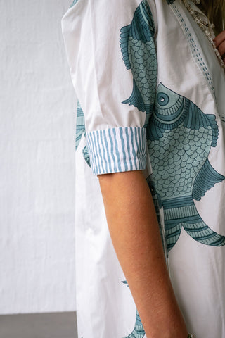 Big Fishy Shirtdress