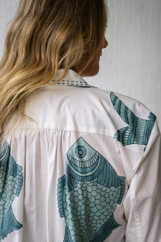 Big Fishy Shirtdress