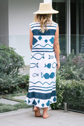 Deep Dive Gidget Maxi Dress