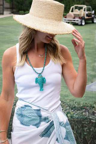 Recycled Nautical Cord Necklace