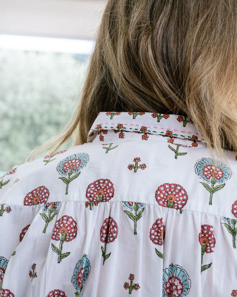 Happy Poppy Shirtdress Midi