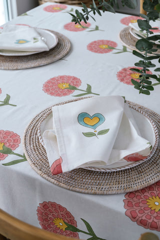 Happy Heart Napkin Set