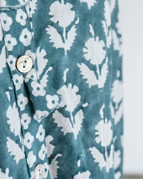 Folk Shadow Buti Shirtdress