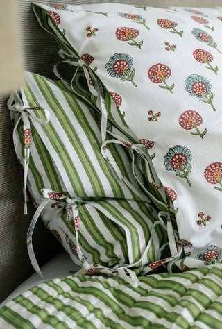 Happy Poppy Pillow Case Pair