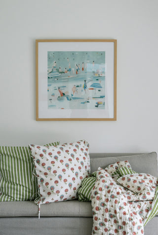 Happy Poppy Pillow Case Pair