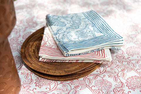 Batik Waves Stripe Napkin Set