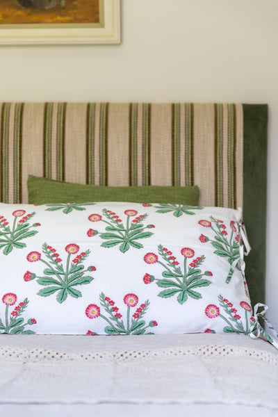 Seaweed Flower Pillow Slips