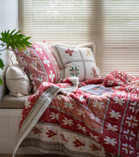 Folk Love Euro Pillow Slips