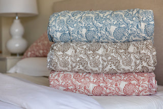 Batik Flower Quilt - QUILT SALE