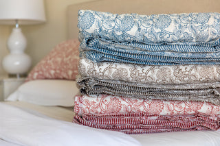 Batik Flower Quilt - QUILT SALE