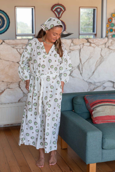 Seaweed Bud Maxi Dress