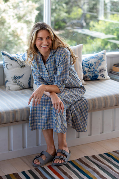 Lee Gingham Shirtdress Maxi
