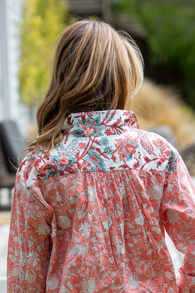 Bella Floral Shirtdress Midi
