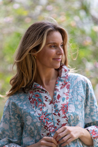Bella Floral Shirtdress Maxi - SALE