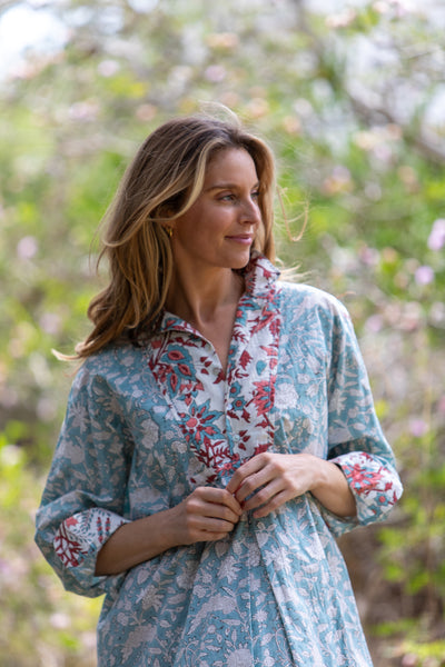 Bella Floral Shirtdress Midi