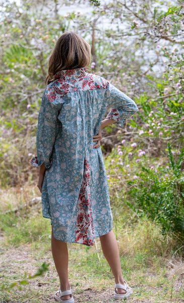 Bella Floral Shirtdress Midi