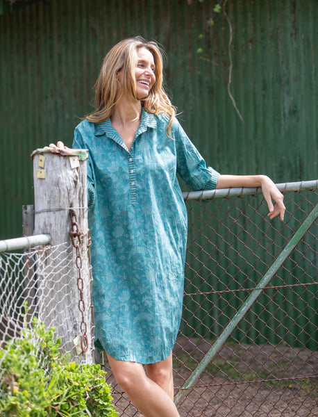 Bella Floral Shirtdress