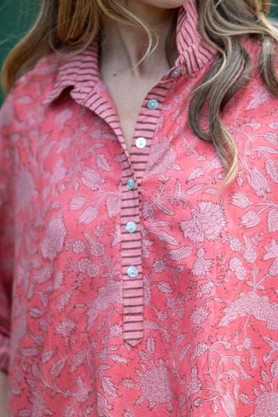 Bella Floral Shirtdress