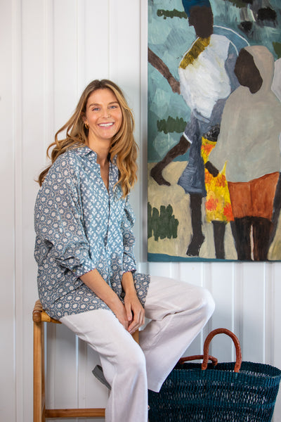 Window Pane Shirtdress