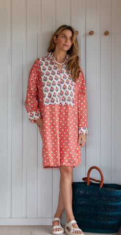 Window Pane Shirtdress