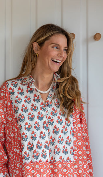 Window Pane Shirtdress