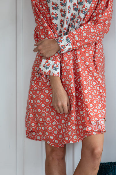 Window Pane Shirtdress