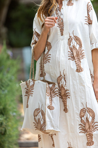 Big Lobster Jute Bag - SAMPLE SALE