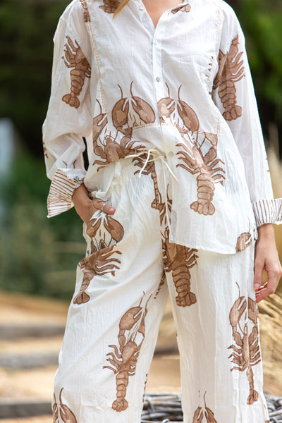 Big Lobster Palazzo Pant - SAMPLE SALE