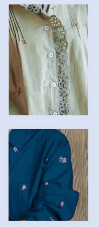 Floral Ditsy Emb Shirt
