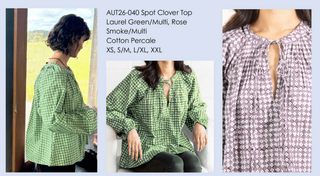 Spot Clover Top - SAMPLE SALE