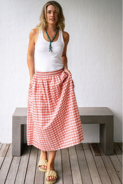 Harry Check Skirt