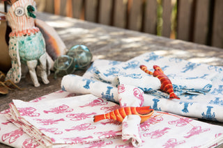 LOBSTER NAPKIN SET OF 6