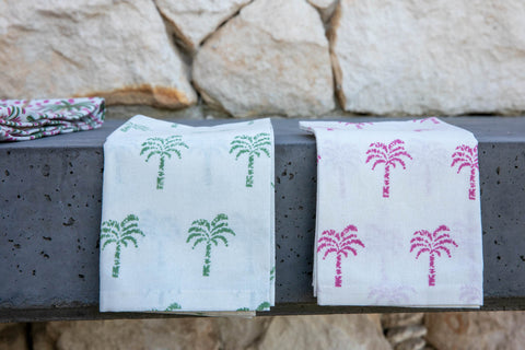 Palm Tree Napkin Set - SALE